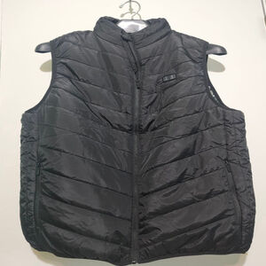 Men's Unbranded Black Puffer Vest 2 XL